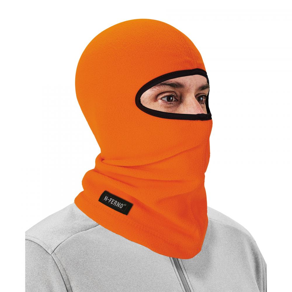 6821 Orange Balaclava Face Mask - Fleece<span class=' ItemWarning' style='display:block;'>Item is usually in stock, but we&#39;ll be in touch if there&#39;s a problem<br /></span>