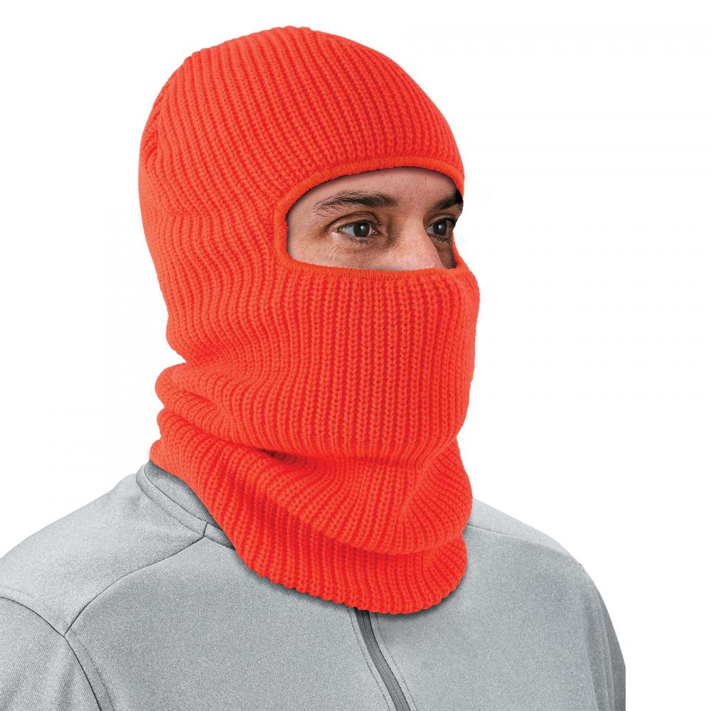 6829 Orange Balaclava - 2-Layer Rib Knit<span class=' ItemWarning' style='display:block;'>Item is usually in stock, but we&#39;ll be in touch if there&#39;s a problem<br /></span>