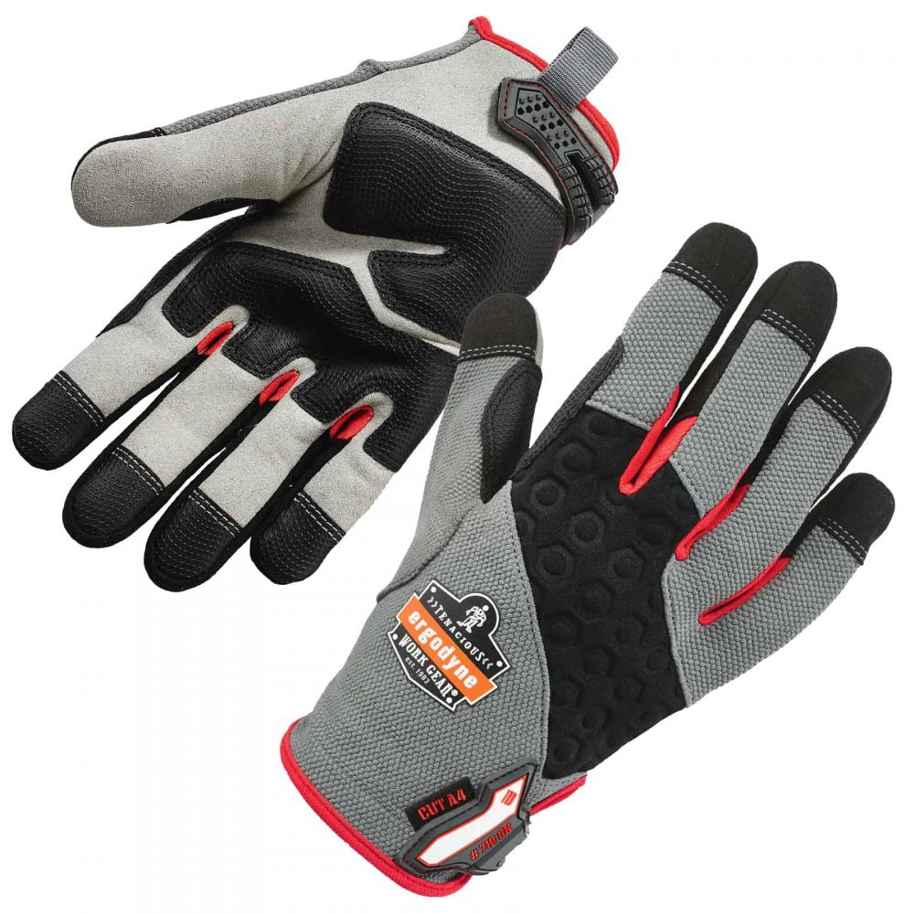 710CR L Gray Heavy-Duty CR Gloves<span class='Notice ItemWarning' style='display:block;'>Item has been discontinued<br /></span>