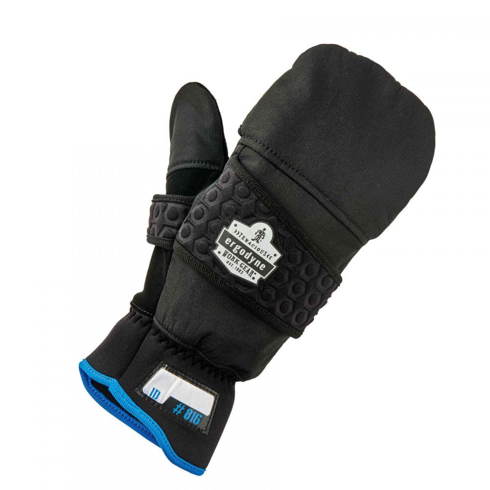 816 2XL Black Thermal Flip-Top Gloves Mittens<span class=' ItemWarning' style='display:block;'>Item is usually in stock, but we&#39;ll be in touch if there&#39;s a problem<br /></span>