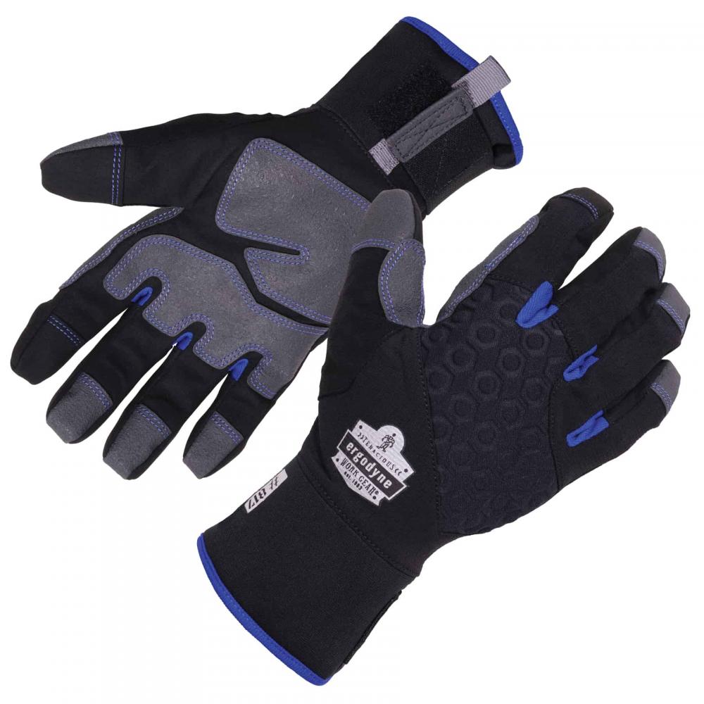 817 S Black Thermal Gloves - Reinforced Palm<span class=' ItemWarning' style='display:block;'>Item is usually in stock, but we&#39;ll be in touch if there&#39;s a problem<br /></span>