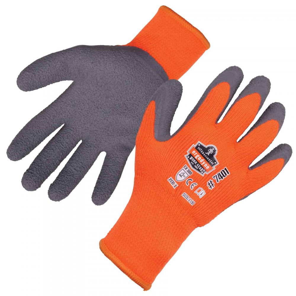 7401 1-pair XL Orange Coated Lightweight Winter Gloves<span class=' ItemWarning' style='display:block;'>Item is usually in stock, but we&#39;ll be in touch if there&#39;s a problem<br /></span>