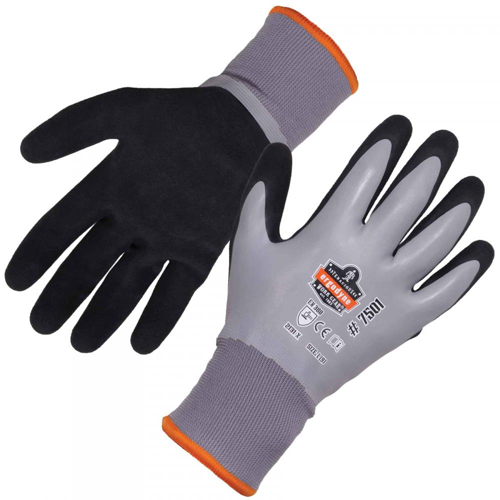 7501 1-pair XL Gray Coated Waterproof Winter Gloves<span class=' ItemWarning' style='display:block;'>Item is usually in stock, but we&#39;ll be in touch if there&#39;s a problem<br /></span>