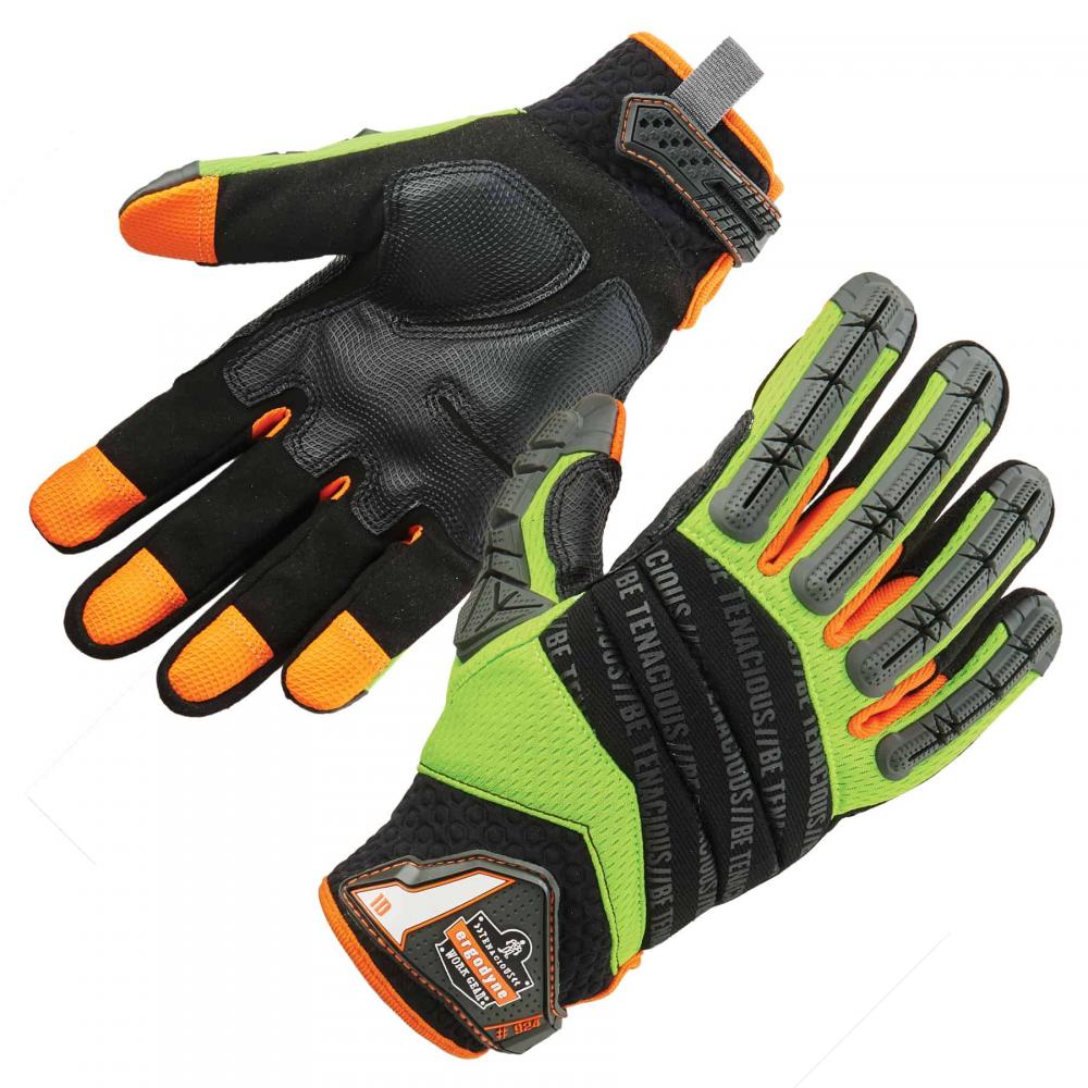 924 L Lime Hybrid DIR Gloves<span class='Notice ItemWarning' style='display:block;'>Item has been discontinued<br /></span>