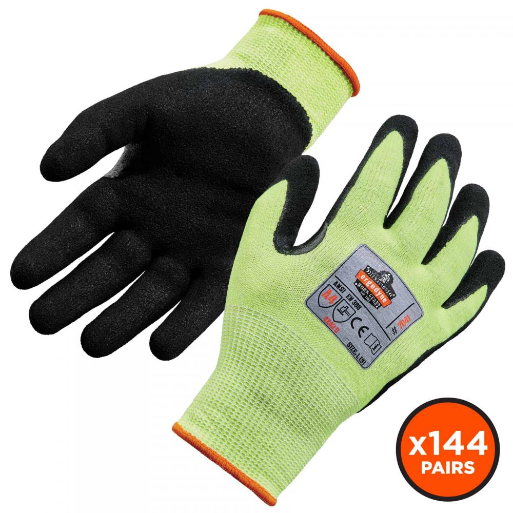 7041 144-pair L Lime ANSI A4 Nitrile Coated CR Gloves<span class=' ItemWarning' style='display:block;'>Item is usually in stock, but we&#39;ll be in touch if there&#39;s a problem<br /></span>