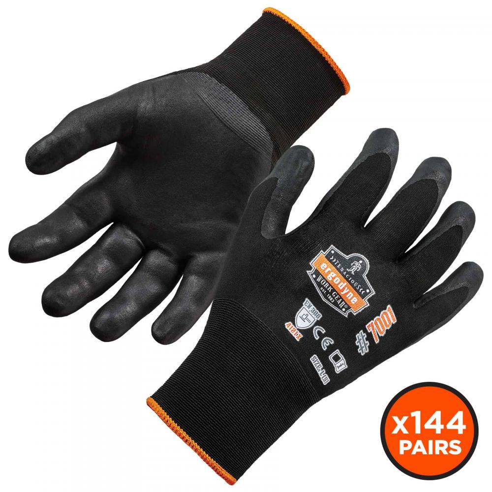 7001 144-pair 2XL Black Nitrile Coated Gloves<span class=' ItemWarning' style='display:block;'>Item is usually in stock, but we&#39;ll be in touch if there&#39;s a problem<br /></span>