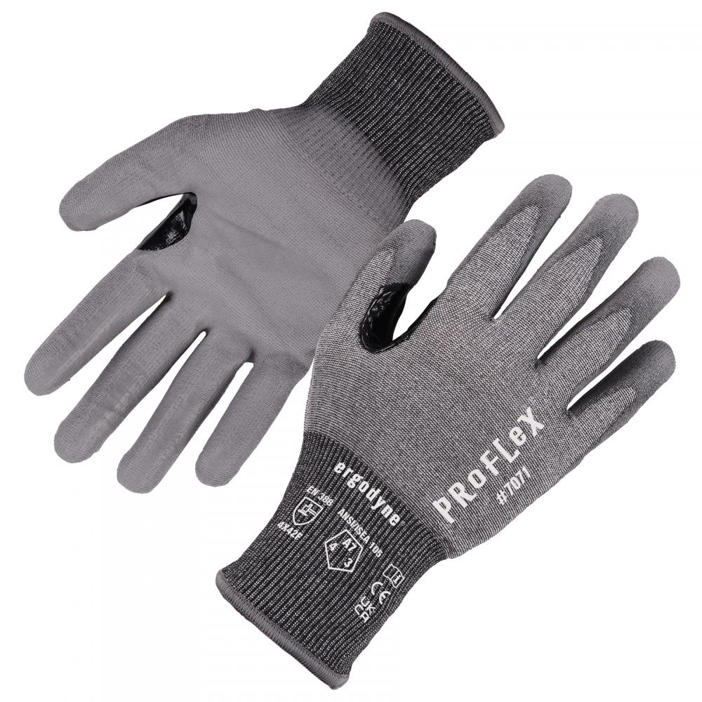 7071 1-pair XL Gray ANSI/ISEA 105-2016 A7 PU Coated CR Gloves<span class=' ItemWarning' style='display:block;'>Item is usually in stock, but we&#39;ll be in touch if there&#39;s a problem<br /></span>