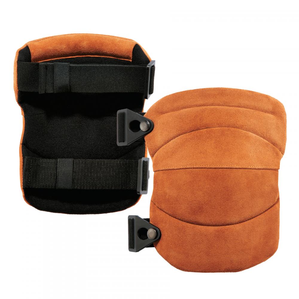 230LTR Brown Leather Knee Pads - Wide Soft Cap<span class=' ItemWarning' style='display:block;'>Item is usually in stock, but we&#39;ll be in touch if there&#39;s a problem<br /></span>