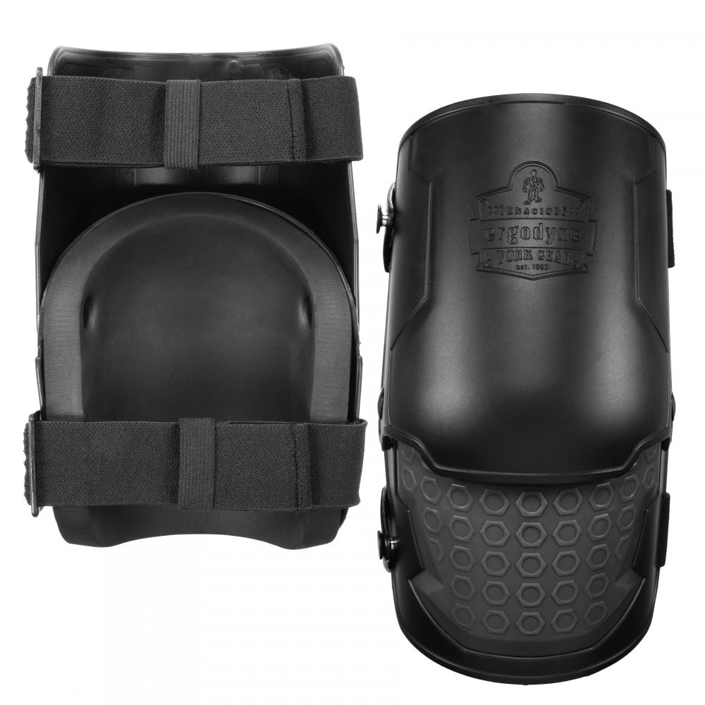 360 Black Hard Shell Hinged Knee Pads - Non-Marring Cap<span class=' ItemWarning' style='display:block;'>Item is usually in stock, but we&#39;ll be in touch if there&#39;s a problem<br /></span>