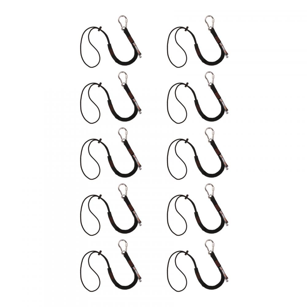 3105 10-pack Standard Black Lanyard Carabiner and Loop - 15lbs<span class=' ItemWarning' style='display:block;'>Item is usually in stock, but we&#39;ll be in touch if there&#39;s a problem<br /></span>