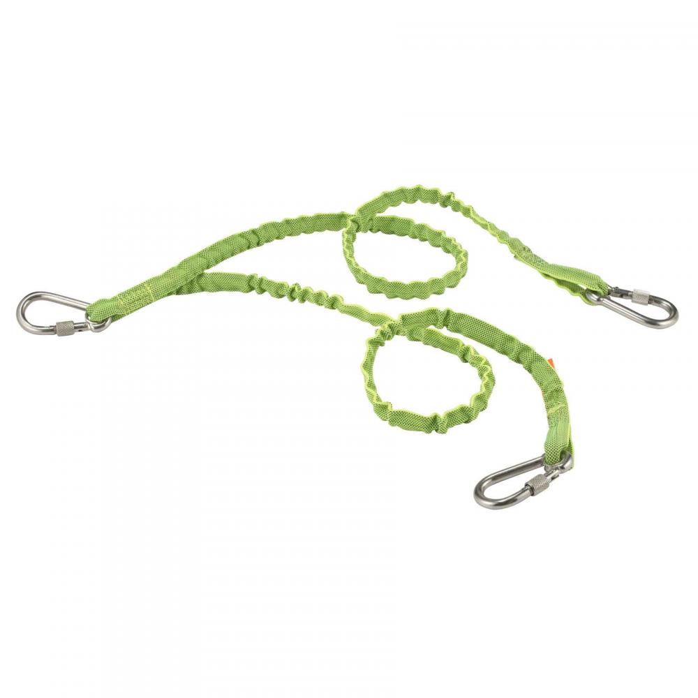 3311 Standard Lime Twin Leg Triple Carabiner Lanyard - 15lbs<span class=' ItemWarning' style='display:block;'>Item is usually in stock, but we&#39;ll be in touch if there&#39;s a problem<br /></span>