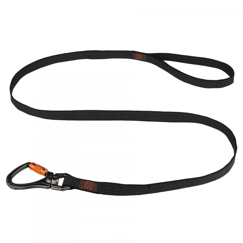 3129 Standard Black Lanyard - Locking Swivel Carabiner Loop - 40lbs<span class=' ItemWarning' style='display:block;'>Item is usually in stock, but we&#39;ll be in touch if there&#39;s a problem<br /></span>