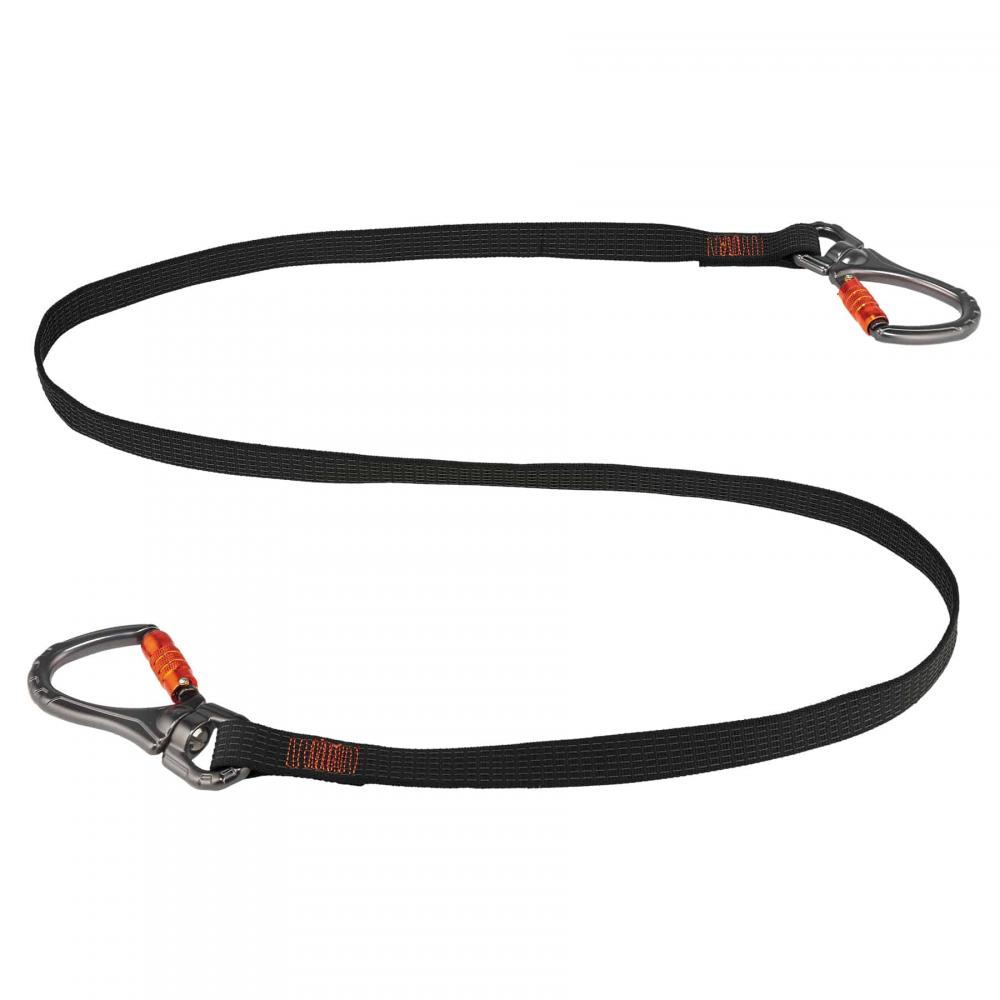 3139 Standard Black Lanyard - Dual Locking Swivel Carabiners - 40lbs<span class=' ItemWarning' style='display:block;'>Item is usually in stock, but we&#39;ll be in touch if there&#39;s a problem<br /></span>