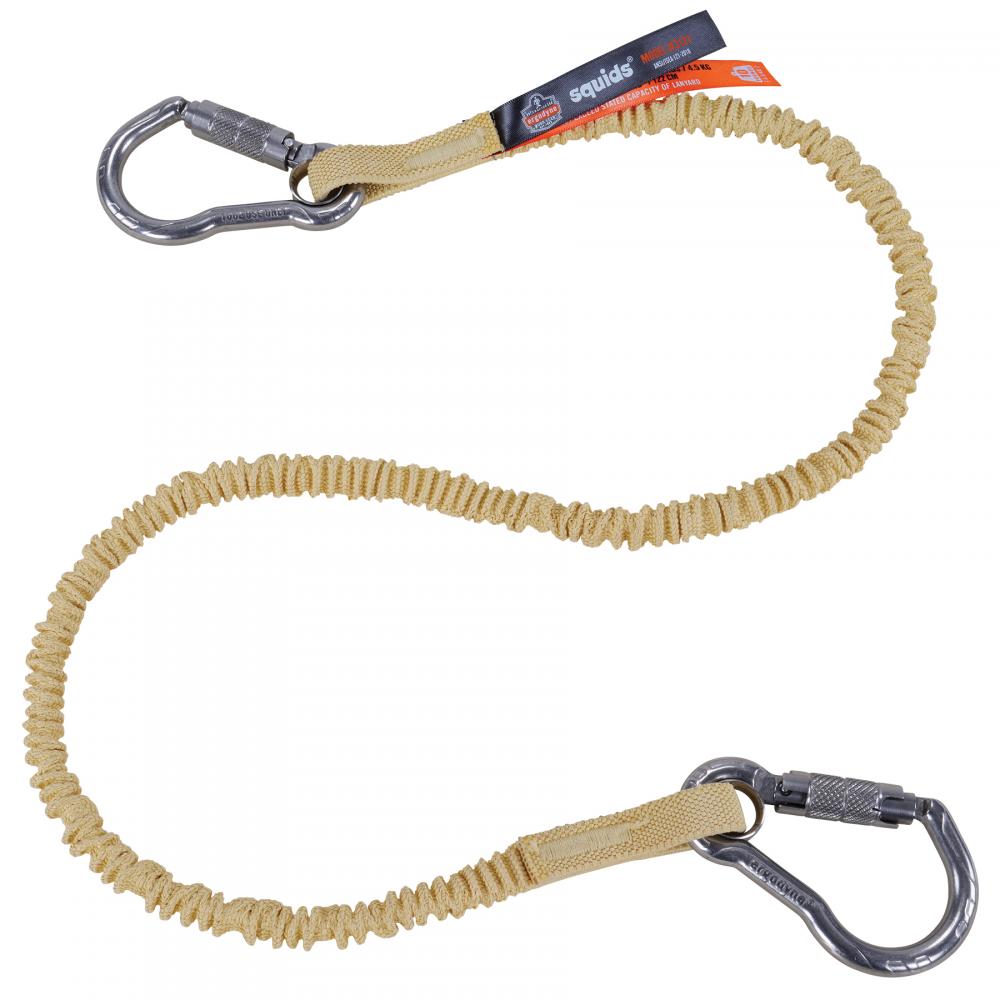 3121 Standard Yellow Burn CR Aramid Lanyard - Dual Carabiner<span class='Notice ItemWarning' style='display:block;'>Item has been discontinued<br /></span>