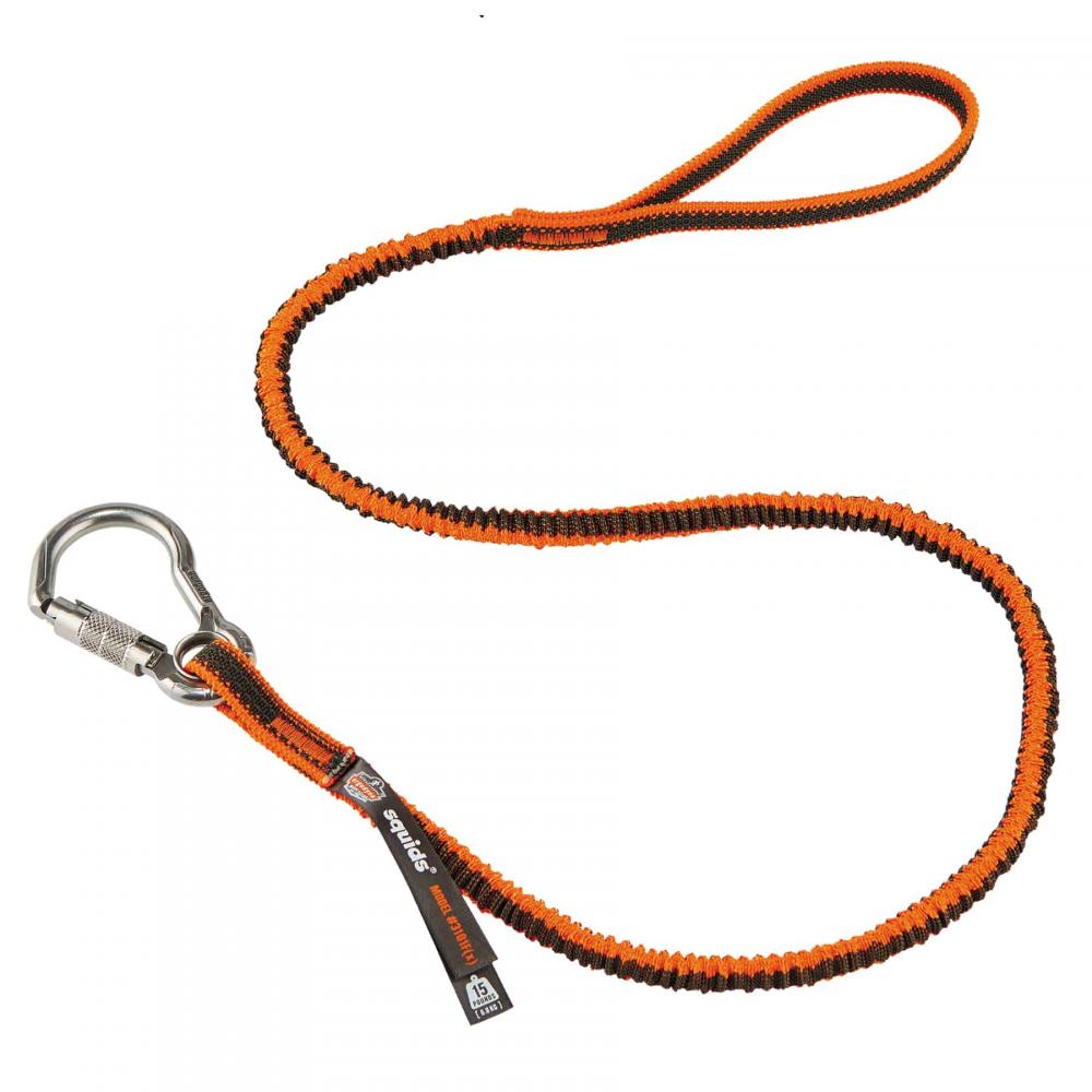 3101F(x) Standard Orange and Gray Lanyard - SS Carabiner Loop - 15lbs<span class=' ItemWarning' style='display:block;'>Item is usually in stock, but we&#39;ll be in touch if there&#39;s a problem<br /></span>