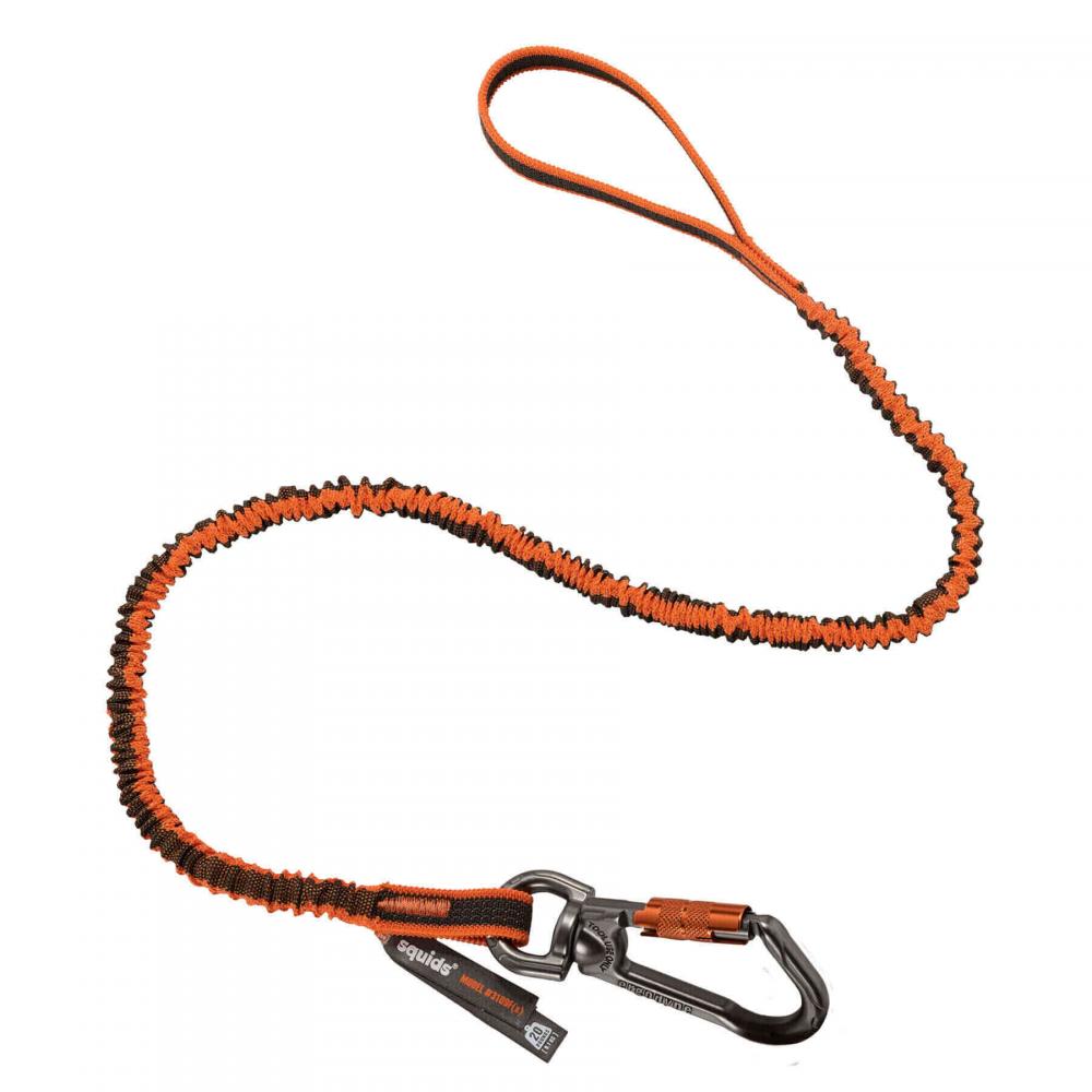 3109F(x) Standard Orange and Gray Lanyard - Locking Swivel Carabiner Loop - 25lbs<span class=' ItemWarning' style='display:block;'>Item is usually in stock, but we&#39;ll be in touch if there&#39;s a problem<br /></span>