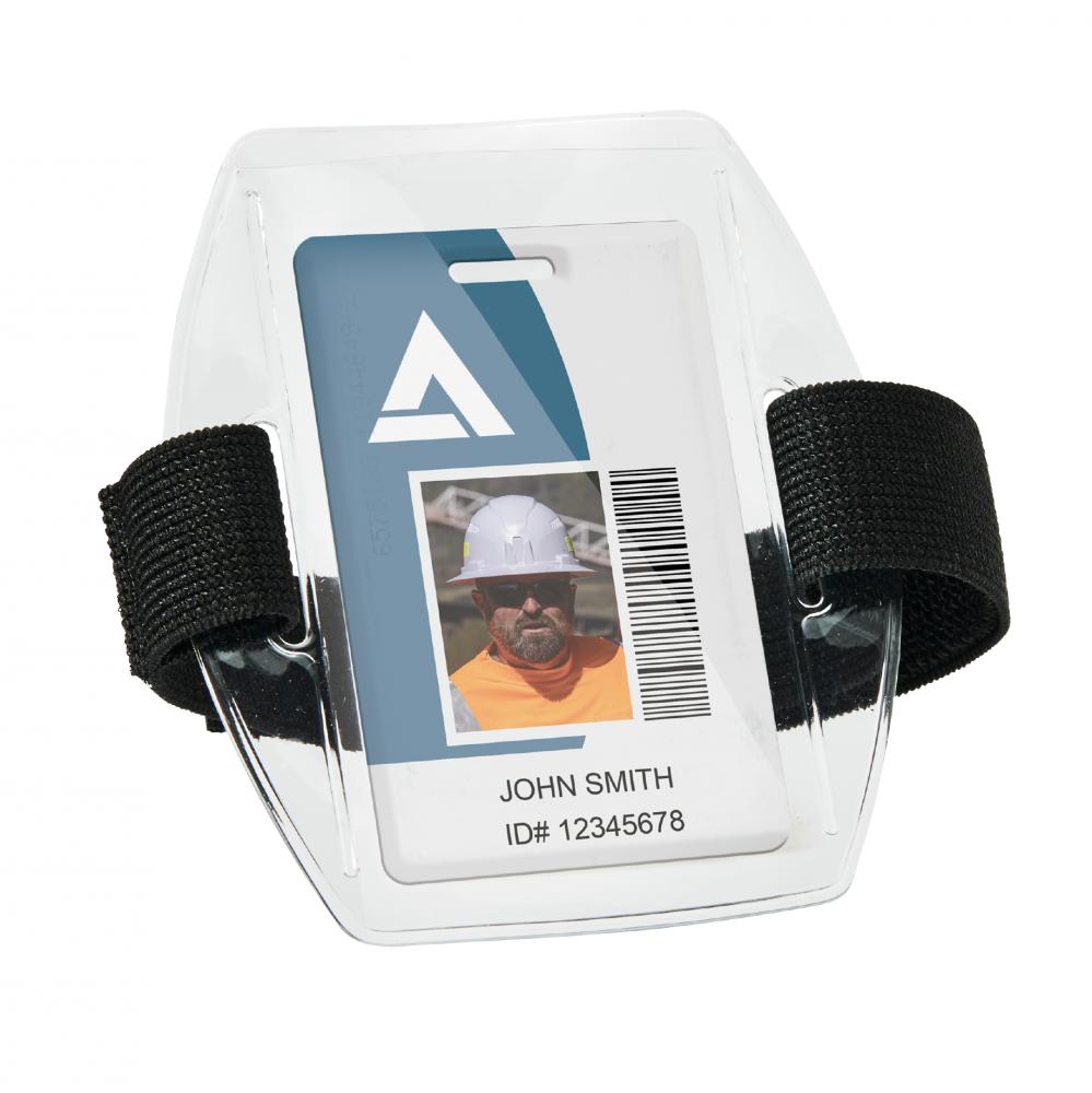 3386 Single Black Arm Band ID Badge Holder<span class=' ItemWarning' style='display:block;'>Item is usually in stock, but we&#39;ll be in touch if there&#39;s a problem<br /></span>