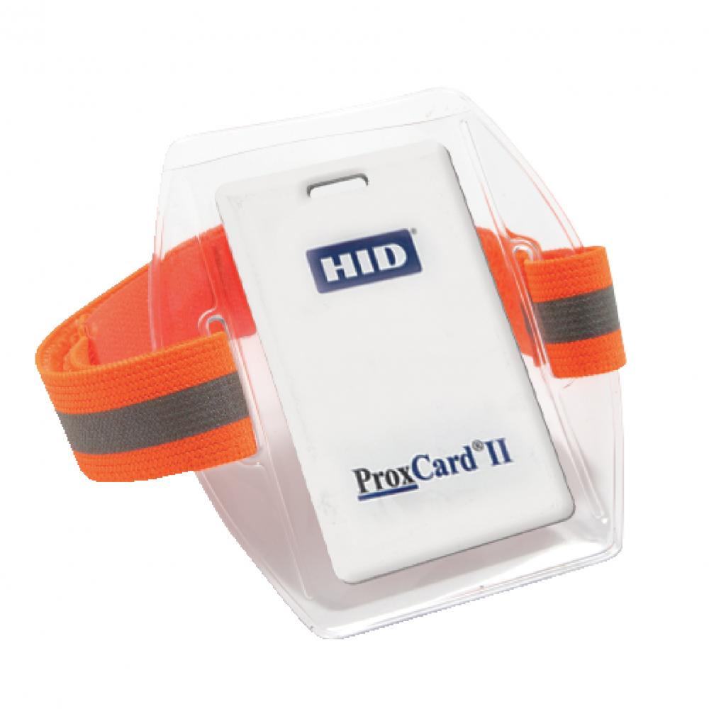 3386 Single Hi-Vis Orange Arm Band ID Badge Holder<span class=' ItemWarning' style='display:block;'>Item is usually in stock, but we&#39;ll be in touch if there&#39;s a problem<br /></span>