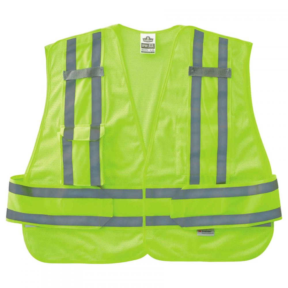 8244PSV M/L Lime Class 2 Expandable Public Safety Vest<span class=' ItemWarning' style='display:block;'>Item is usually in stock, but we&#39;ll be in touch if there&#39;s a problem<br /></span>