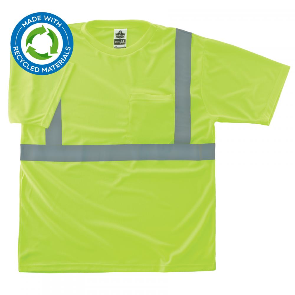 8289-ECO 3XL Lime Class 2 Hi-Vis T-Shirt Recycled<span class=' ItemWarning' style='display:block;'>Item is usually in stock, but we&#39;ll be in touch if there&#39;s a problem<br /></span>