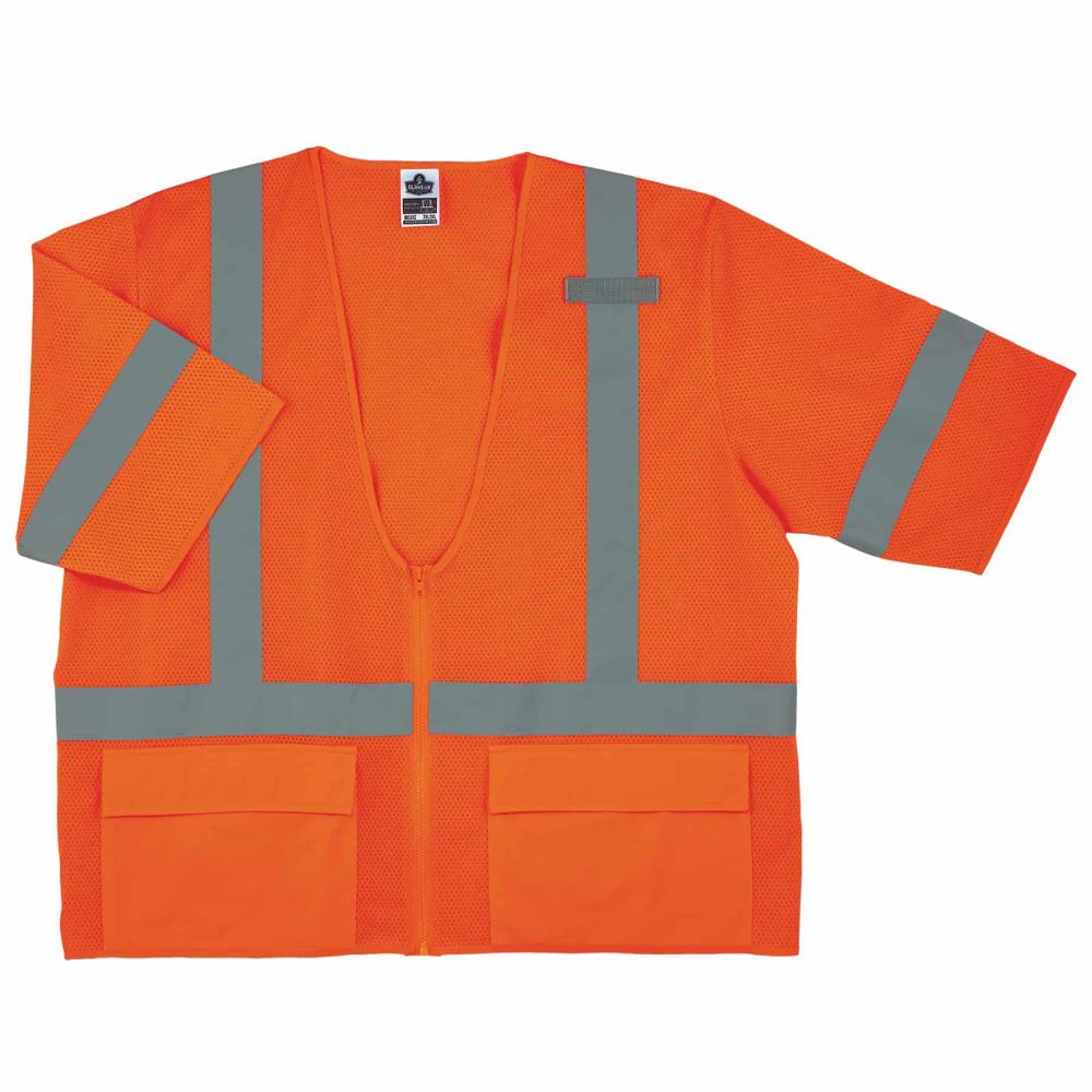 8320Z S/M Orange Class 3 Standard Vest - Zipper<span class=' ItemWarning' style='display:block;'>Item is usually in stock, but we&#39;ll be in touch if there&#39;s a problem<br /></span>