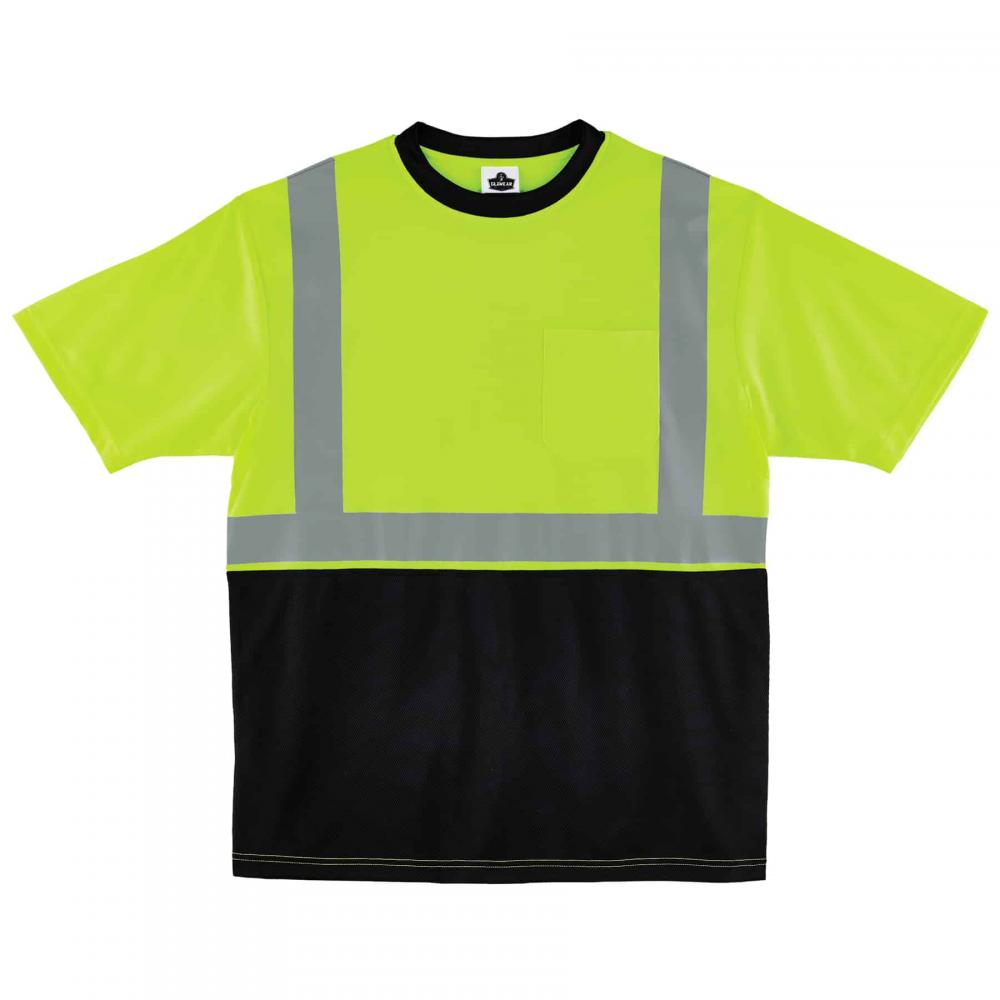 8289BK 2XL Lime Class 2 Hi-Vis T-Shirt Black Bottom<span class=' ItemWarning' style='display:block;'>Item is usually in stock, but we&#39;ll be in touch if there&#39;s a problem<br /></span>