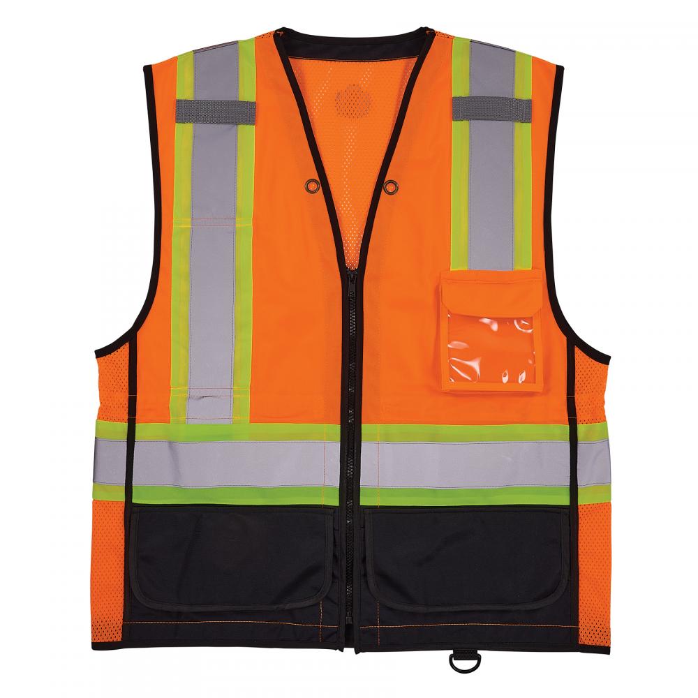 8251HDZBK L/XL Orange Hi Vis Safety Vest<span class=' ItemWarning' style='display:block;'>Item is usually in stock, but we&#39;ll be in touch if there&#39;s a problem<br /></span>