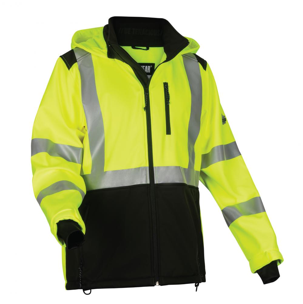 8353 3XL Lime Hi-Vis Softshell Water-Resistant Jacket<span class=' ItemWarning' style='display:block;'>Item is usually in stock, but we&#39;ll be in touch if there&#39;s a problem<br /></span>