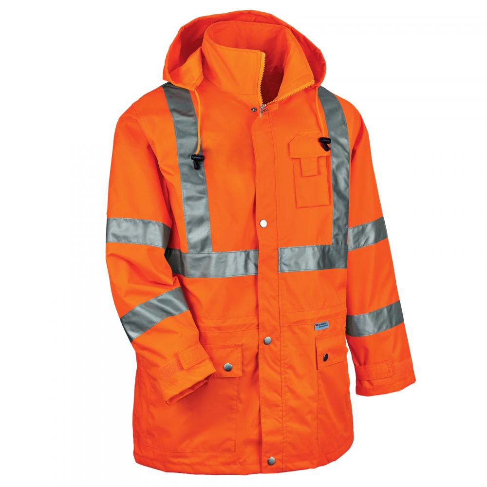 8365 2XL Orange Class 3 Hi-Vis Rain Jacket<span class=' ItemWarning' style='display:block;'>Item is usually in stock, but we&#39;ll be in touch if there&#39;s a problem<br /></span>