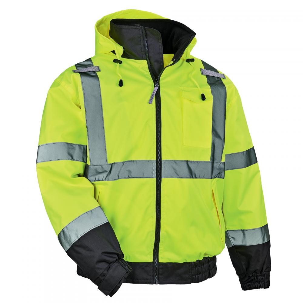 8379 L Lime 3-in-1 Hi-Vis Winter Bomber Jacket<span class=' ItemWarning' style='display:block;'>Item is usually in stock, but we&#39;ll be in touch if there&#39;s a problem<br /></span>