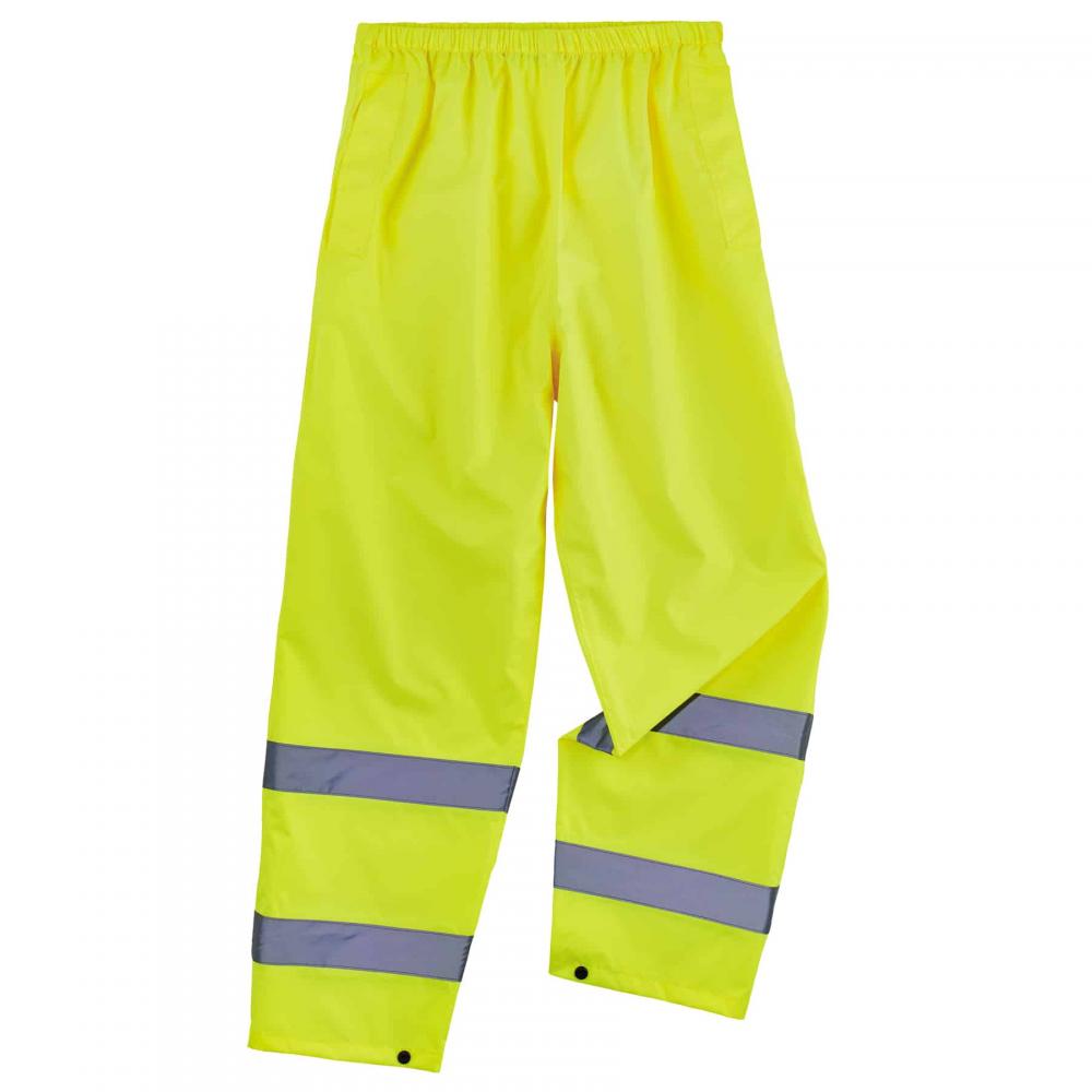 8916 5XL Lime Class E Lightweight Hi-Vis Rain Pants<span class=' ItemWarning' style='display:block;'>Item is usually in stock, but we&#39;ll be in touch if there&#39;s a problem<br /></span>