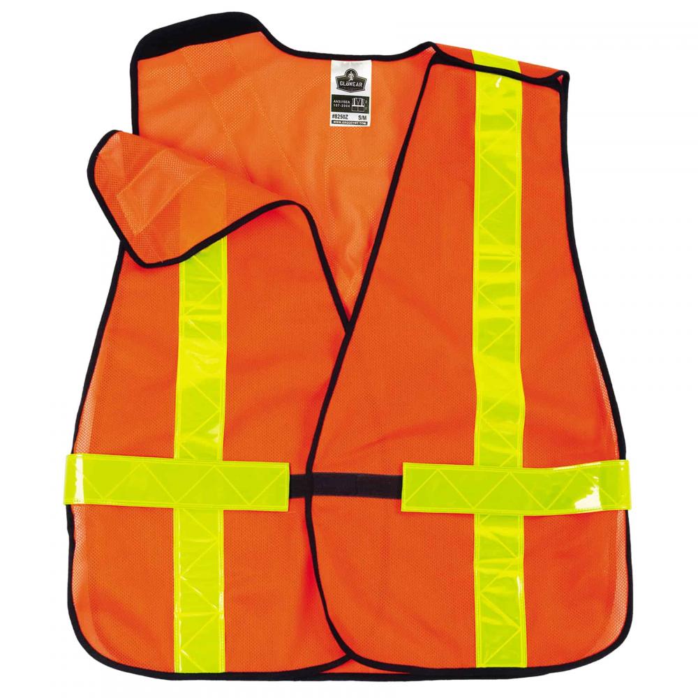 8080BAX Orange Non-Certified X-Back Vest<span class=' ItemWarning' style='display:block;'>Item is usually in stock, but we&#39;ll be in touch if there&#39;s a problem<br /></span>