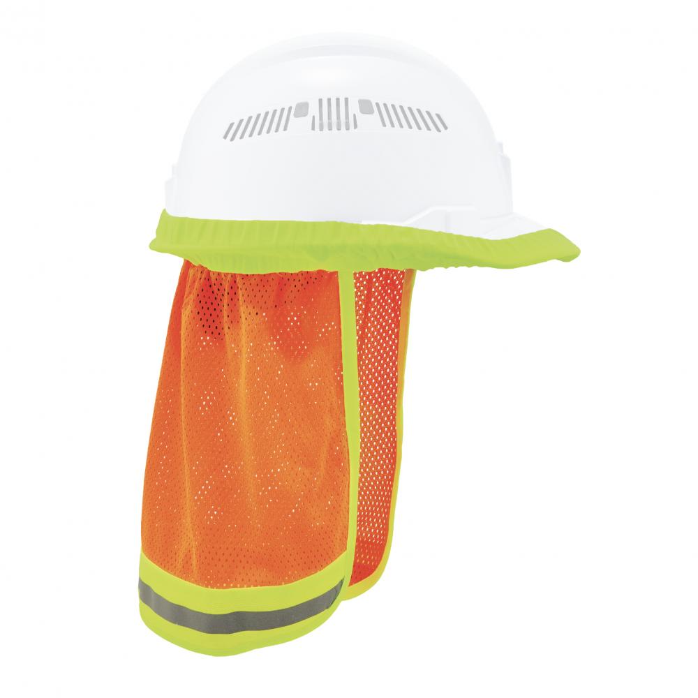 8005 Orange Hi-Vis Hard Hat Neck Shade<span class=' ItemWarning' style='display:block;'>Item is usually in stock, but we&#39;ll be in touch if there&#39;s a problem<br /></span>