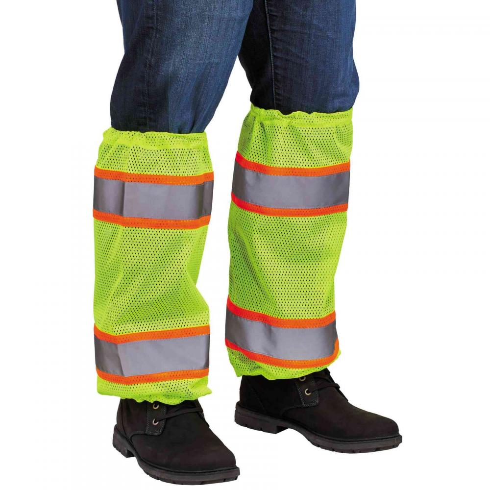 8009 Lime Class E Two-Tone Mesh Leg Gaiters<span class=' ItemWarning' style='display:block;'>Item is usually in stock, but we&#39;ll be in touch if there&#39;s a problem<br /></span>