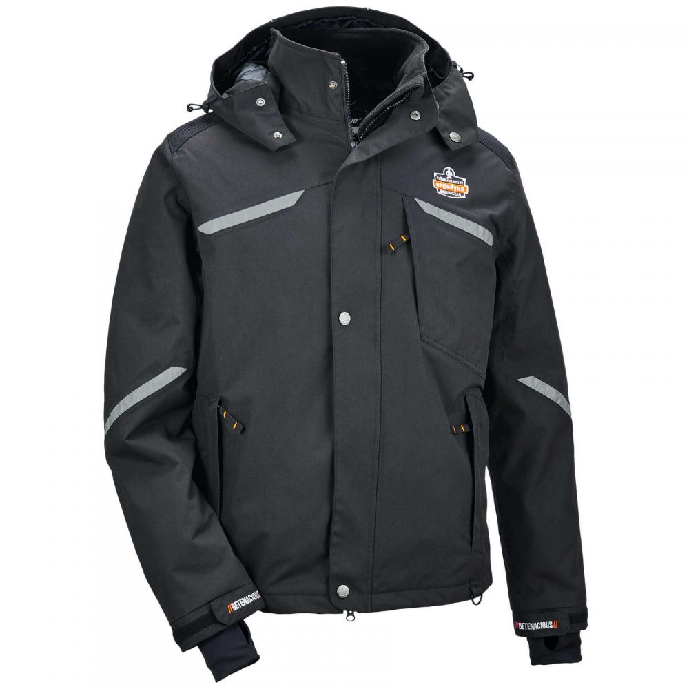 6466 L Black Thermal Jacket - 500D Nylon Shell<span class=' ItemWarning' style='display:block;'>Item is usually in stock, but we&#39;ll be in touch if there&#39;s a problem<br /></span>