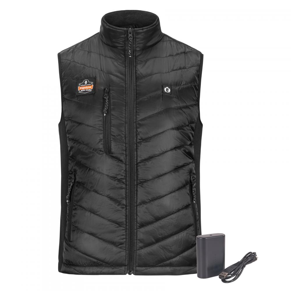 6495 2XL Black Rechargeable Heated Vest with Battery<span class=' ItemWarning' style='display:block;'>Item is usually in stock, but we&#39;ll be in touch if there&#39;s a problem<br /></span>