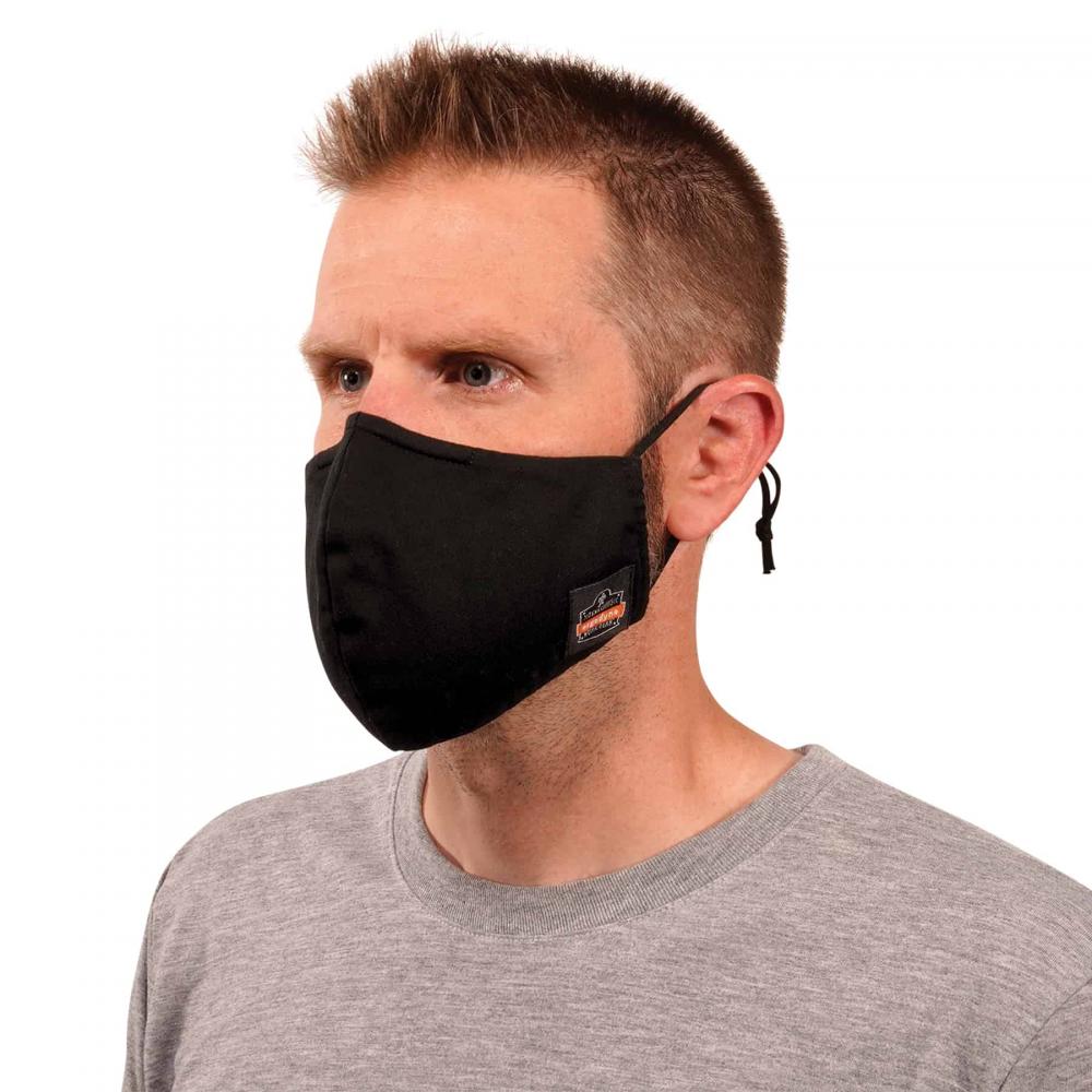 8800 3-pack S/M Black Contoured Face Mask<span class='Notice ItemWarning' style='display:block;'>Item has been discontinued<br /></span>