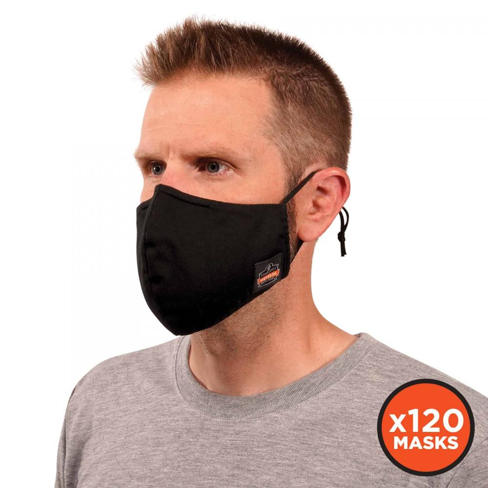 8800 120-pack S/M Black Contoured Face Mask<span class='Notice ItemWarning' style='display:block;'>Item has been discontinued<br /></span>