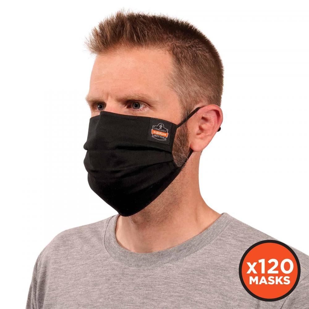 8801 120-pack Black Pleated Face Mask<span class='Notice ItemWarning' style='display:block;'>Item has been discontinued<br /></span>