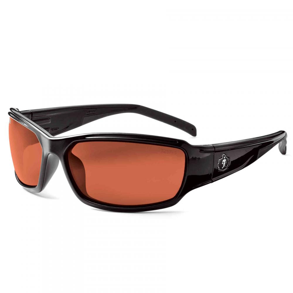 THOR-PZ Black Frame Copper Lens Polarize Safety Glasses<span class=' ItemWarning' style='display:block;'>Item is usually in stock, but we&#39;ll be in touch if there&#39;s a problem<br /></span>