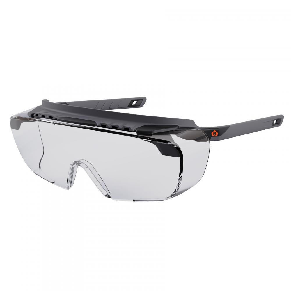 OSMIN Matte Black Frame Clear Lens Safety Glasses Sunglasses<span class=' ItemWarning' style='display:block;'>Item is usually in stock, but we&#39;ll be in touch if there&#39;s a problem<br /></span>