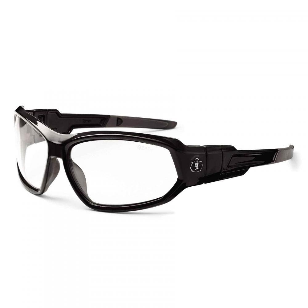 LOKI Black Frame Clear Lens Convertible Safety Spoggles with Strap<span class=' ItemWarning' style='display:block;'>Item is usually in stock, but we&#39;ll be in touch if there&#39;s a problem<br /></span>