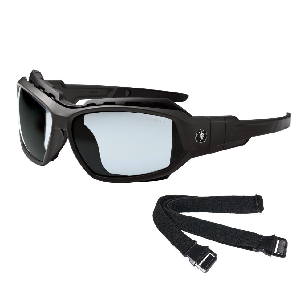 LOKI-AFAS Matte Black Frame In/Outdoor Lens Safety Spoggles - AFAS<span class=' ItemWarning' style='display:block;'>Item is usually in stock, but we&#39;ll be in touch if there&#39;s a problem<br /></span>