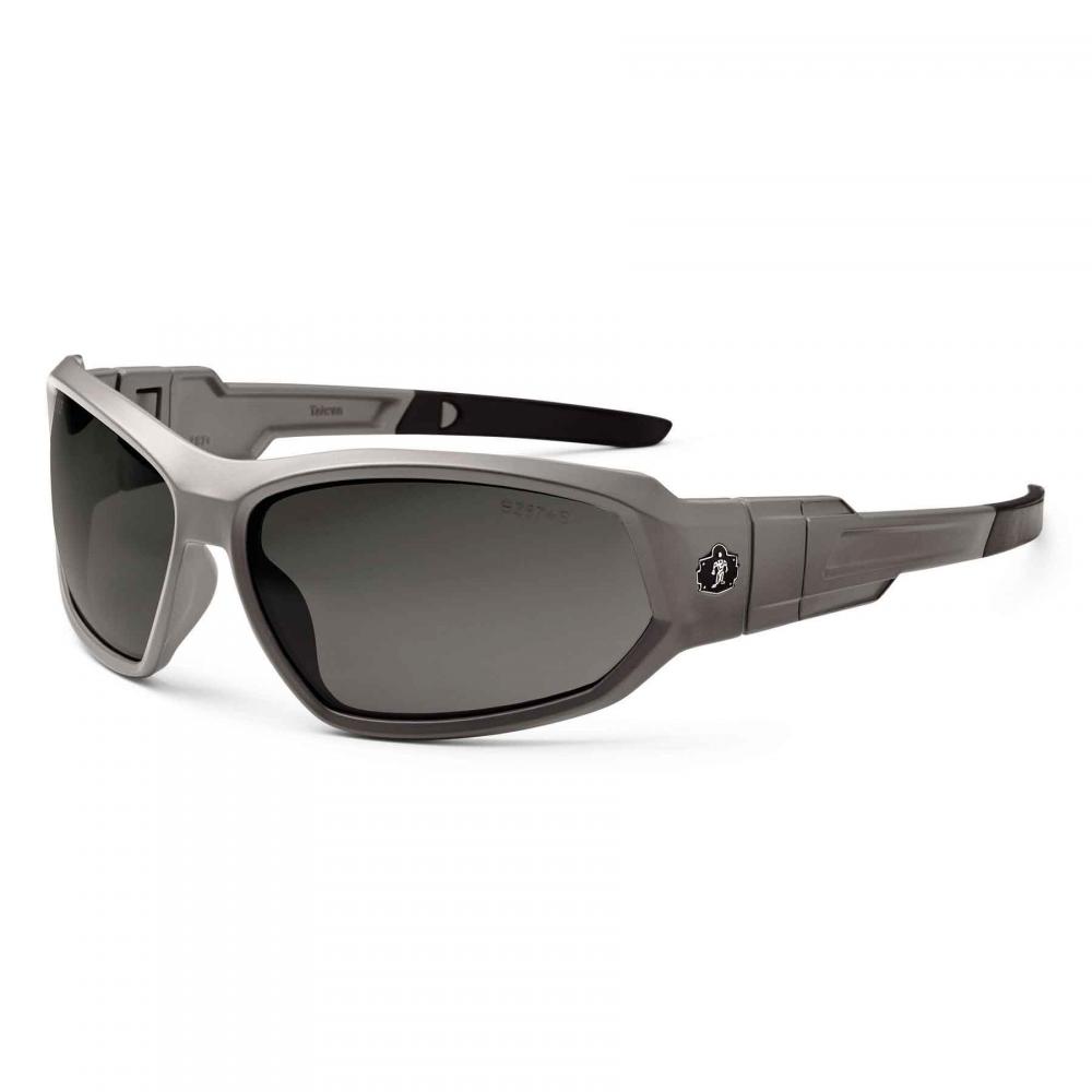 LOKI-PZ Matte Gray Frame Smoke Lens Convertible Safety Spoggles with Strap<span class=' ItemWarning' style='display:block;'>Item is usually in stock, but we&#39;ll be in touch if there&#39;s a problem<br /></span>