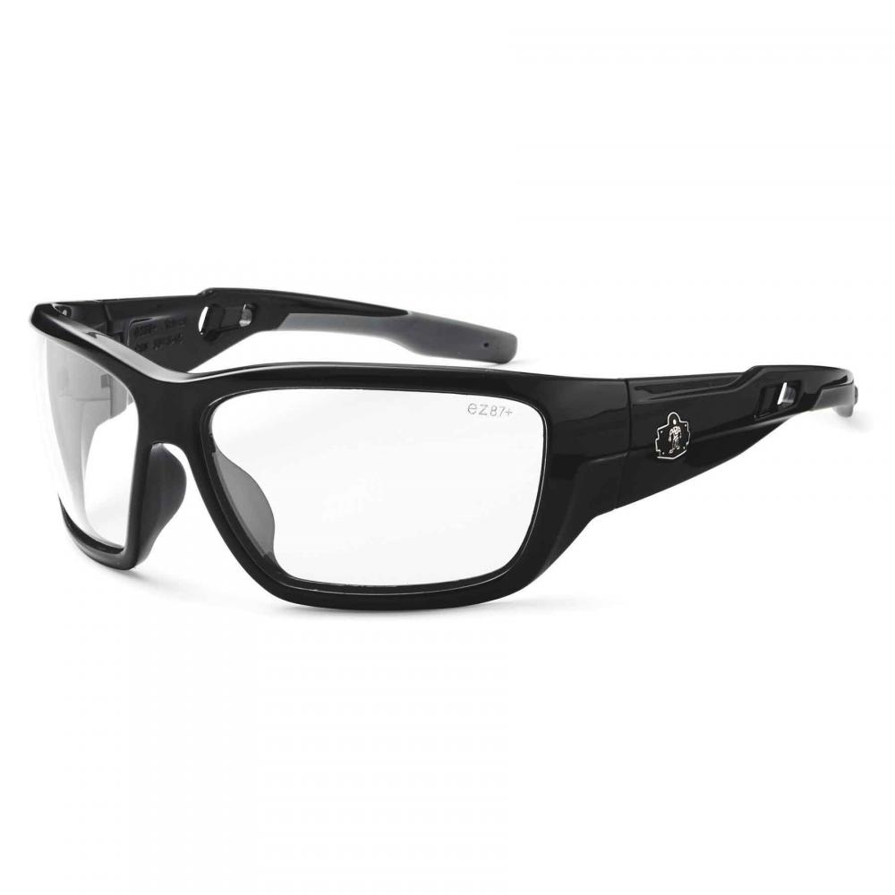 BALDR Black Frame Clear Lens Safety Glasses<span class='Notice ItemWarning' style='display:block;'>Item has been discontinued<br /></span>