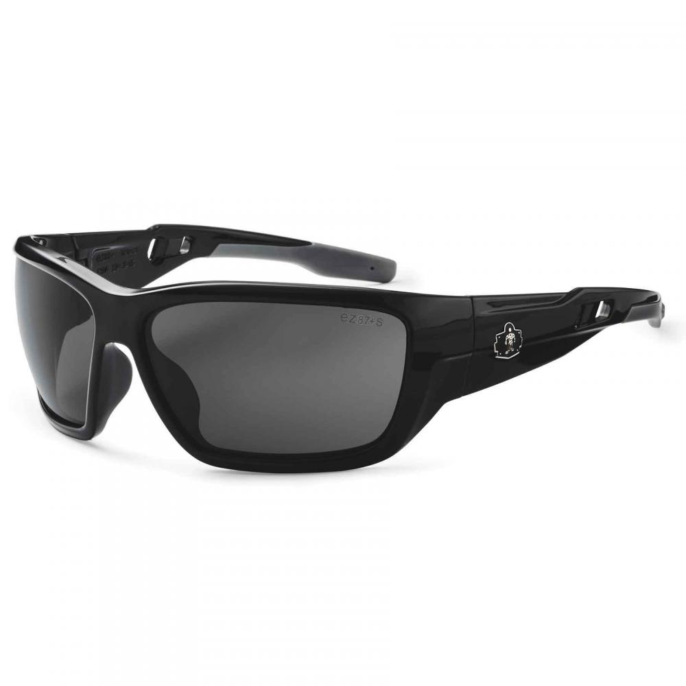 BALDR-PZ Black Frame Smoke Lens Polarize Safety Glasses<span class=' ItemWarning' style='display:block;'>Item is usually in stock, but we&#39;ll be in touch if there&#39;s a problem<br /></span>