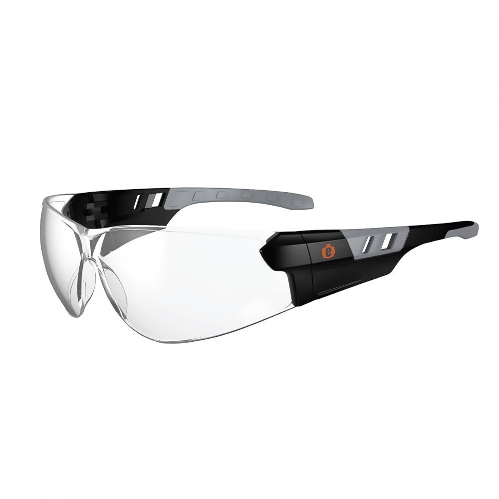 SAGA-AFAS Matte Black Frame Clear Lens Safety Glasses - AFAS Frameless<span class=' ItemWarning' style='display:block;'>Item is usually in stock, but we&#39;ll be in touch if there&#39;s a problem<br /></span>