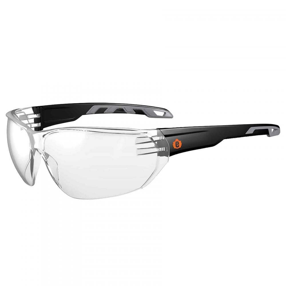 VALI Matte Black Frame Clear Lens Frameless Safety Glasses<span class=' ItemWarning' style='display:block;'>Item is usually in stock, but we&#39;ll be in touch if there&#39;s a problem<br /></span>