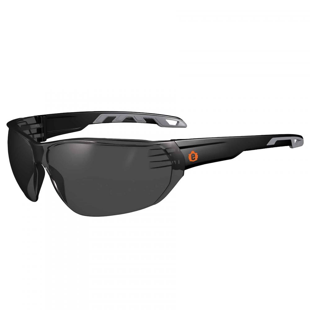 VALI Matte Black Frame Smoke Lens Frameless Safety Glasses<span class=' ItemWarning' style='display:block;'>Item is usually in stock, but we&#39;ll be in touch if there&#39;s a problem<br /></span>