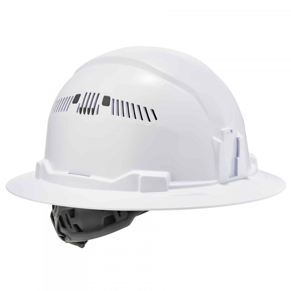 8973 White Hard Hat Full Brim Vented Type 1 Class C<span class=' ItemWarning' style='display:block;'>Item is usually in stock, but we&#39;ll be in touch if there&#39;s a problem<br /></span>